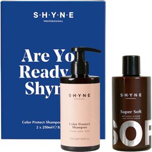 SHYNE Hårpleje Color Protect Gavesæt Color Protect Shampoo 250 ml + Super Soft Botanical Infused Hair Repair Serum 250 ml