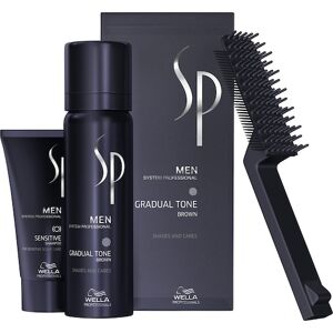 Wella SP Men Natural Shade Gradual Tone  Gradual Tone brun 60 ml & Sensitive Shampoo 30 ml