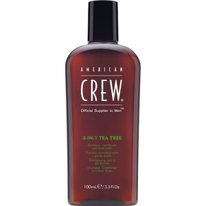 American Crew Hårpleje Hair & Body 3-in-1 Tea Tree Refreshing Shampoo, Conditioner and Body Wash