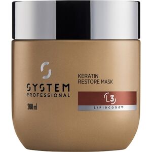 System Professional Lipid Code Fibra Luxe Oil Keratin Restore Mask L3