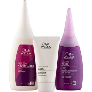 Wella Professionals Permanent Styling Creatine+Creatine+ (C) Farvet og sensitivt hår: Permanent krølle-lotion 75 ml + fiksering 100 ml + forbehandling 30 ml