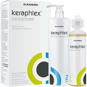 Keraphlex Hår Pleje Professionelt sæt Step 1 Protector 500 ml + Step 2 Strenghtening 1000 ml