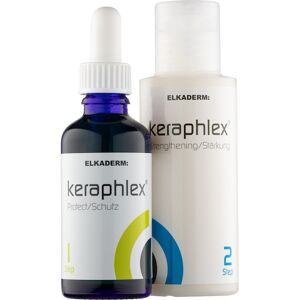 Keraphlex Hår Pleje Starter-Set Step 1 Protector 50 ml + Step 2 Strengthening 100 ml