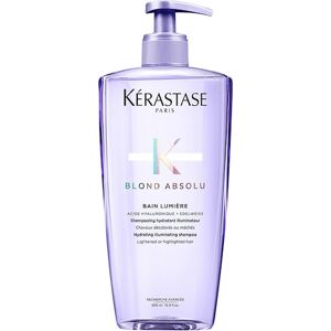 Kérastase Hårpleje Blond Absolu Bain Lumière Alumiumflaske (tom) 500 ml + Bain Lumière-refill 500 ml