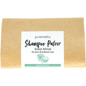 puremetics Pleje Shampoo Shampoo-pulver Kokos mynte