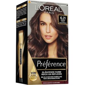 L’Oréal Paris Indsamling Préférence Permanent Blank Farve 6.21 Zürich/Lys perlebrun