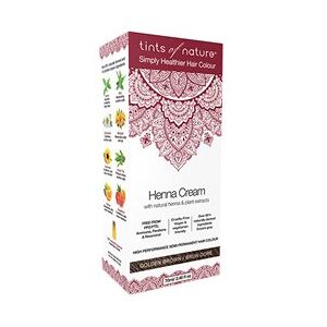 Tints of Nature Hårfarve Henna Creme Golden Brown • 70 ml