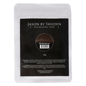 HAIR FIBER - JASON BY SWEDEN - 30G REFILL PACK - MELLEMBRUN