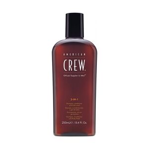 American Crew 3-In-1 Shampoo Conditioner Body Wash 250ml