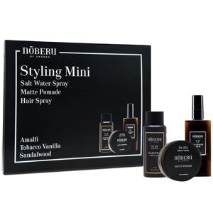 Nõberu Noberu Styling Mini: HairSpray, Saltwater & Matte Pomade (80 + 100 + 100 ml)