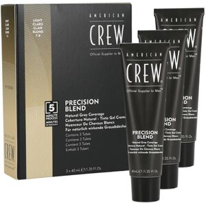 American Crew Precision Blend - Light 7-8 3x40ml 40 ml 3 stk.