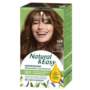 Schwarzkopf Natural & Easy 560 Kashmir Lysebrun 60 ml