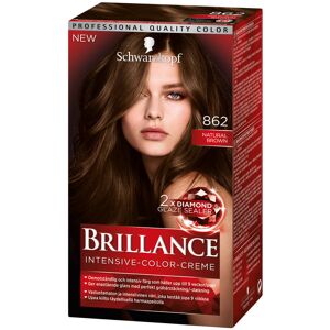 Schwarzkopf Brillance 862 Natural Brown 160 ml