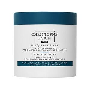 CHRISTOPHE ROBIN Purifying Mask with thermal mud - Detoxifying revitalizing haircare