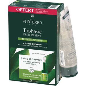 René Furterer Pack Trifásico Progresivo 8 Ampollas + Champú 100ml