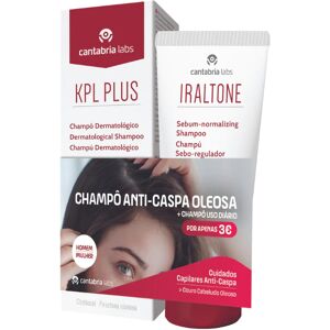 KPL Plus Champú Dermatológico Anticaspa 200ml + Iraltone Champú Seborregulador 2