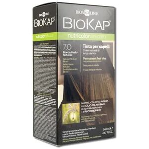 Biokap Nutricolordelicato Tinte Rubio Medio Natural Bio 7.0 140 ml