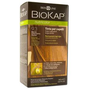 Biokap Nutricolordelicato Tinte Rubio Claro Dorado Bio 9.3 140 ml