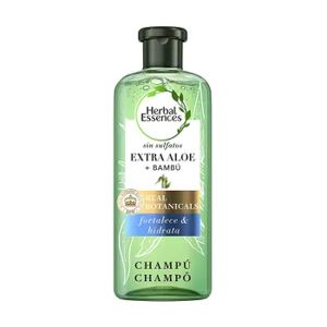 Herbal Essences Champú Hidratante Y Fortalecedor Bambú Y Aloe Bio Sin Sulfatos 380 ml