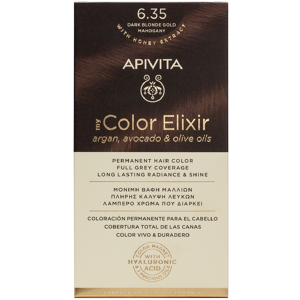Apivita Tinte permanente My Color Elixir 1 un. 6.35 Mahogany Gold Dark Blond