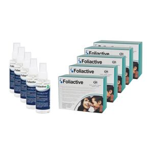 Foliactive Pills 5x60caps + Spray Anticaída 5x100ml