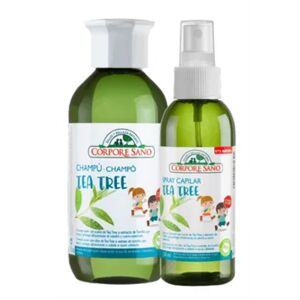 Corpore Sano Pack Tea Tree Champú + Spray Capilar