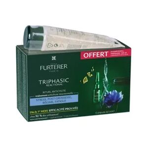 RENE FURTERER René Furterer Triphasic Reactional 12x5ml + Champú Anticaída 100ml