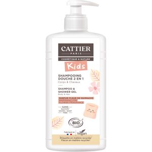 Cattier Champú y Gel de ducha 2 en 1 Kids con aroma a Malvavisco