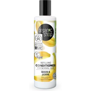 Organic Shop Acondicionador rellenador para cabello normal - Plátano y Jazmín