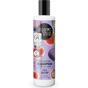 Organic Shop Champú voluminizador para cabello graso - Higo y Rosa Mosqueta (280ml.)