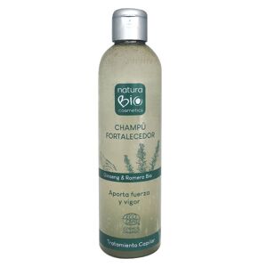 NaturaBIO Cosmetics Champú fortalecedor con Ginseng y Romero Bio