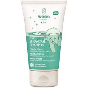 Weleda Champú y Gel de ducha Kids Menta Fresca - Caducidad: 08.2024