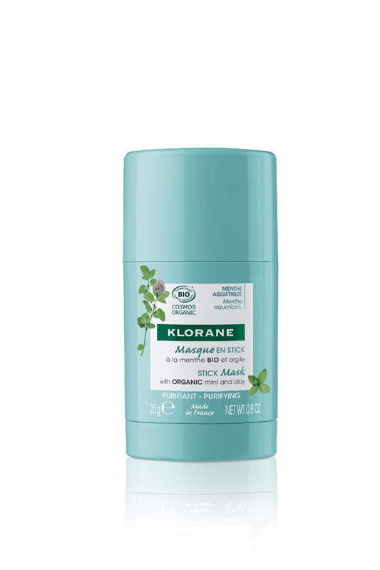 Mascarilla purificante Menta Bio Mascarilla Stick de Klorane 25 g