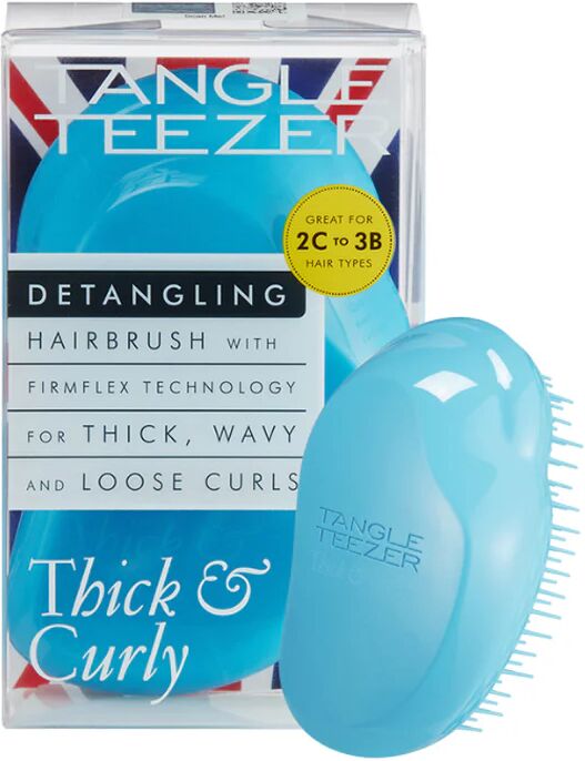 Tangle Teezer Cepillo grueso y rizado Cabello rizado azul