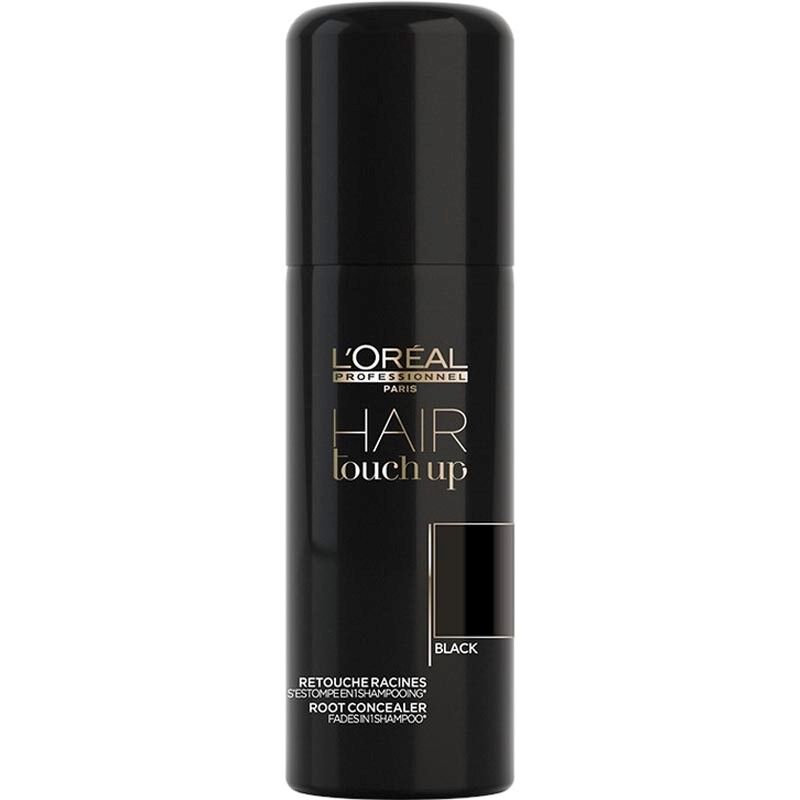 L'Oréal Professionnel Spray para retocar el color de las raíces del cabello 75mL Black