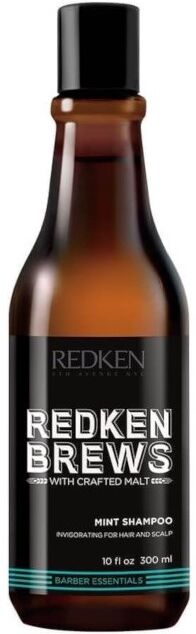 Redken Champú de menta Brews vigorizante para el cabello y el cuero cabelludo 300mL