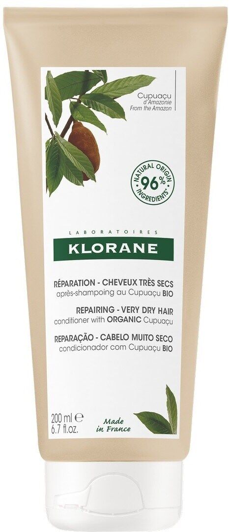 Klorane Acondicionador Manteca de Cupuaçu Bio Nutritiva y Reparadora 200mL