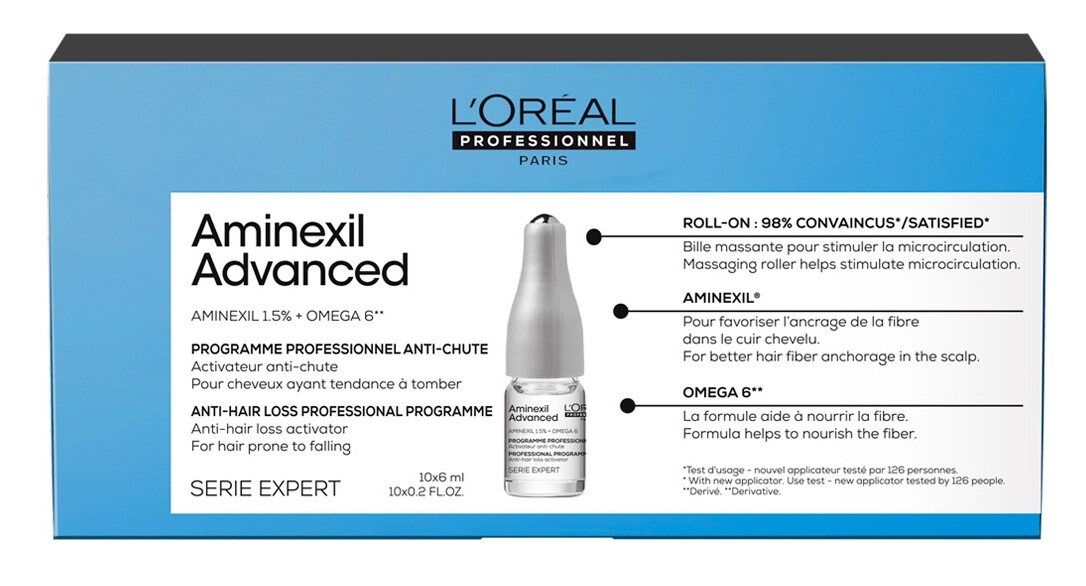 L'Oréal Professionnel Serie Expert Aminexil Ampollas Anticaída Avanzadas 10x6mL