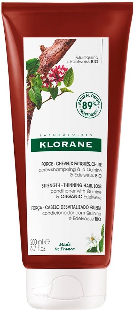 Klorane Acondicionador anticaída fortalecedor con quinina 200mL