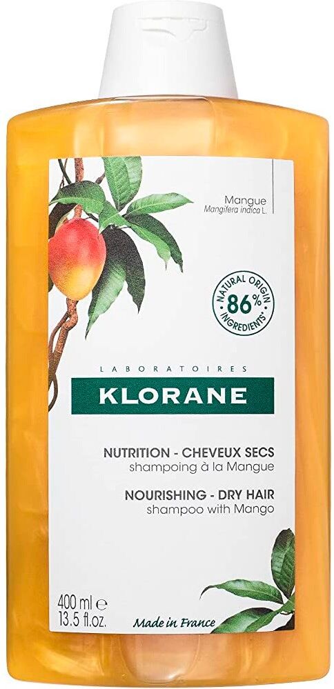 Klorane Champú para cabellos secos y dañados a la manteca de mango 400mL