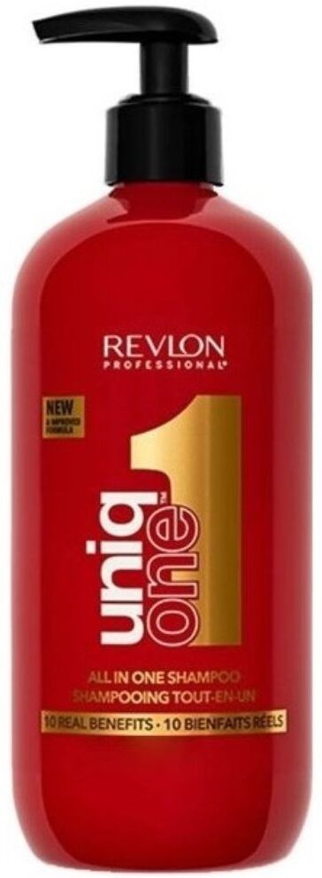 Revlon Uniq One Champú todo en uno 10 beneficios reales 490mL