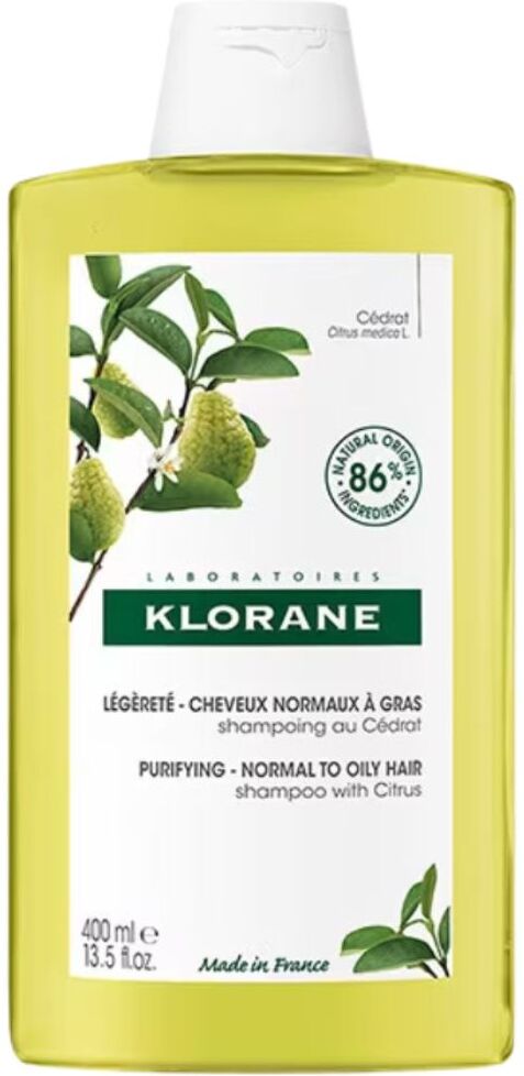 Klorane Champú de pulpa de cidro Brillo vitaminado Reflejos 400mL