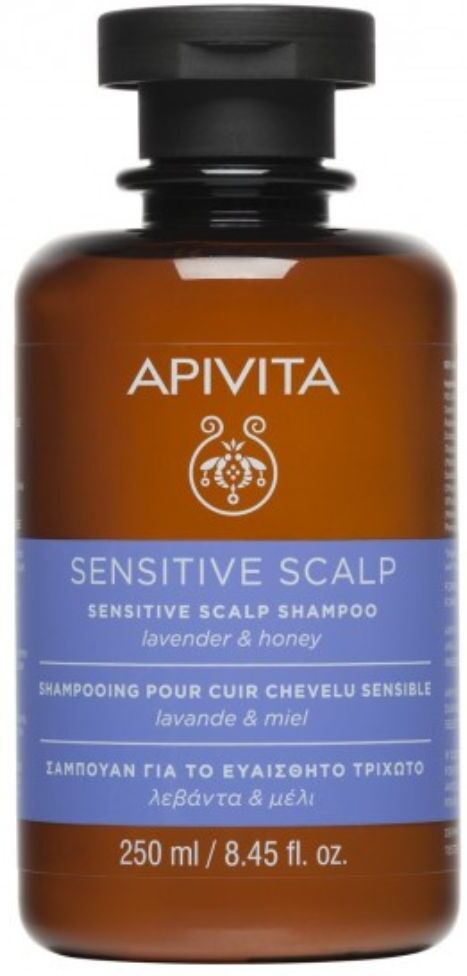 Apivita Champú para cuero cabelludo sensible 250mL