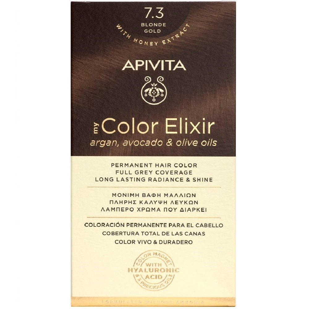 Apivita Tinte permanente My Color Elixir 1&nbsp;un. 7.3 Gold Blond