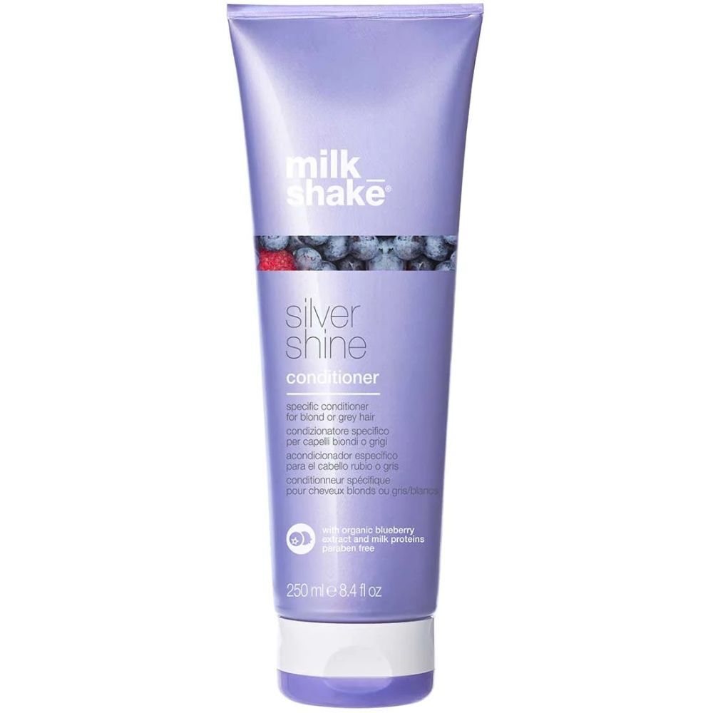 milk_shake Acondicionador brillo plateado para cabellos rubios o grises 250mL
