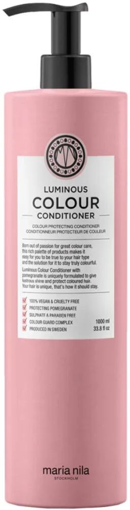 Maria Nila Luminous Colour Acondicionador para cabellos coloreados y sin brillo 1000mL