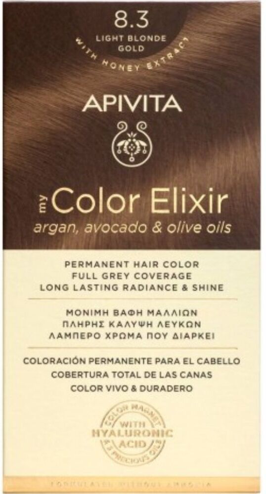 Apivita Tinte permanente My Color Elixir 1&nbsp;un. 8.3 Light Blond Gold