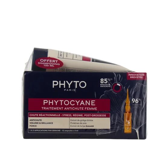 PHYTO cyane Pack Tratamiento Anticaída Reactiva Mujer