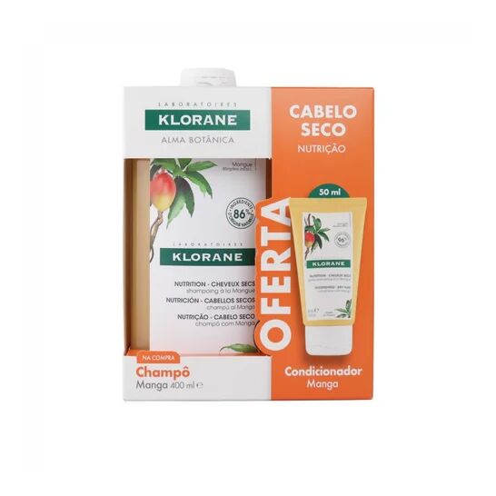 Klorane Champú Mango 400ml + Acondicionador 50ml