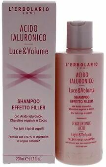 L'ERBOLARIO Champú Ácido Hialurónico Luce & Volume 200ml